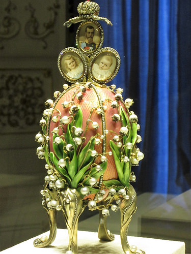 lilies in the valley magnificent Faberge egg