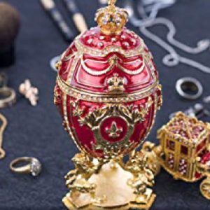 red imperial faberge egg set