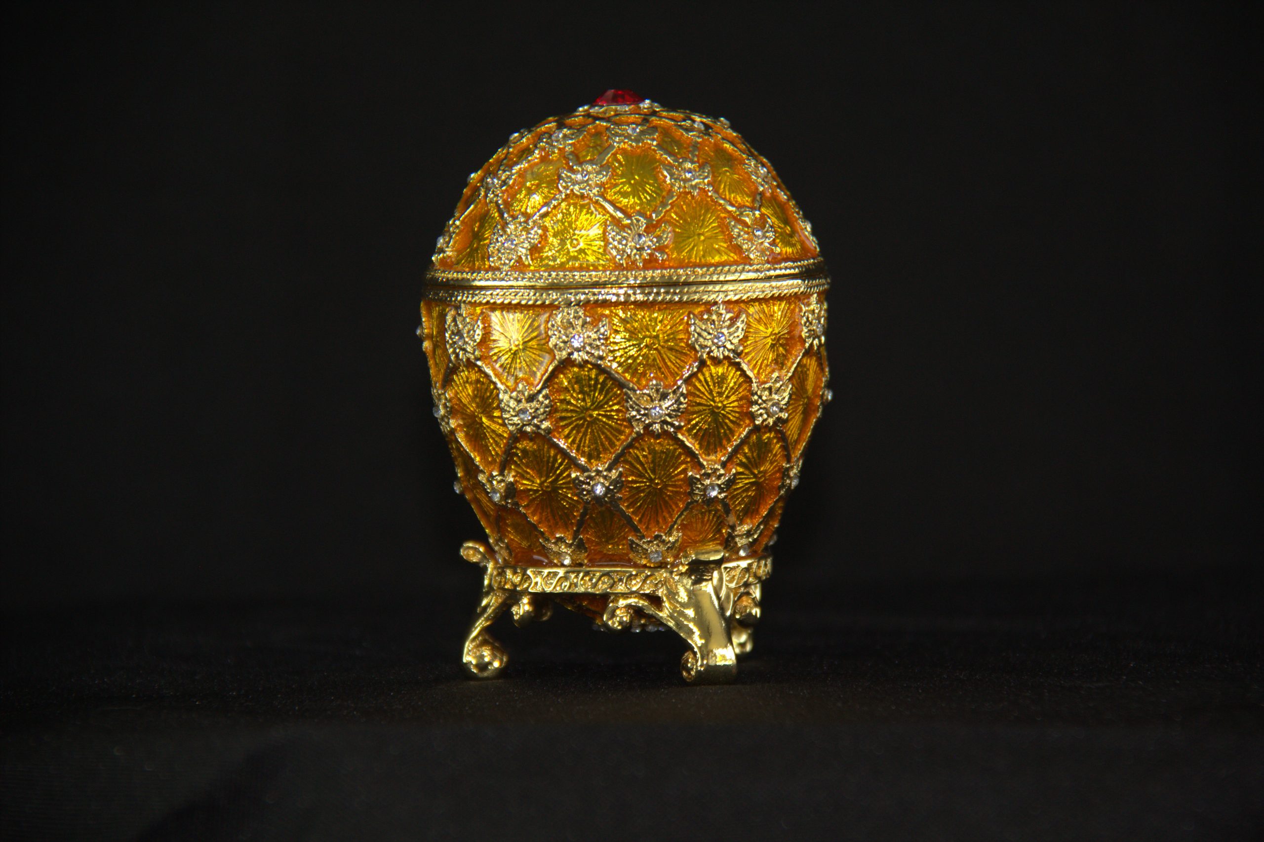 golden Coronation egg replica