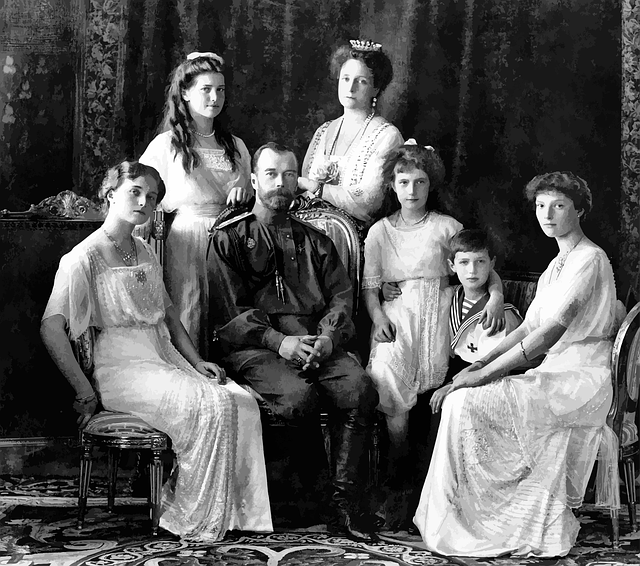 Romanov Family Photograph Portrait royalty